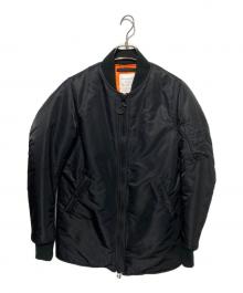 HOUSTON（ヒューストン）の古着「フライトジャケット」｜ブラック
