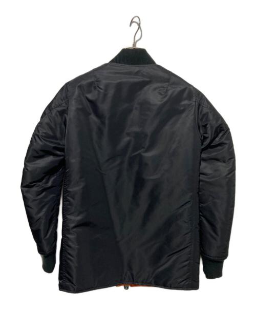 HOUSTON（ヒューストン）HOUSTON (ヒューストン) フライトジャケット ブラック サイズ:Mの古着・服飾アイテム