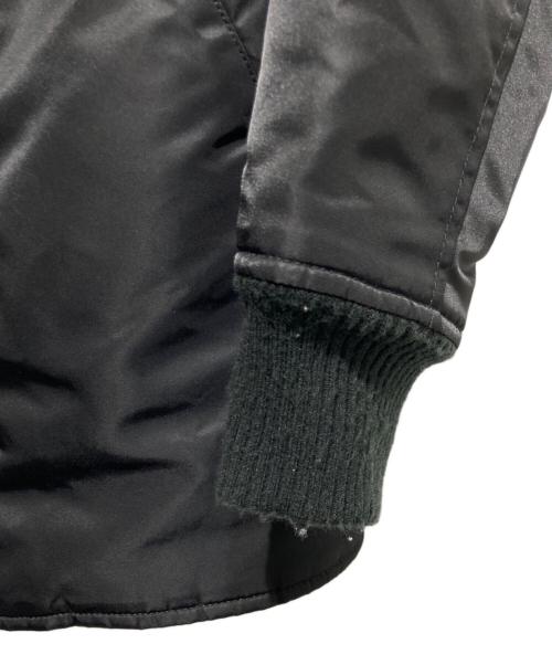 HOUSTON（ヒューストン）HOUSTON (ヒューストン) フライトジャケット ブラック サイズ:Mの古着・服飾アイテム