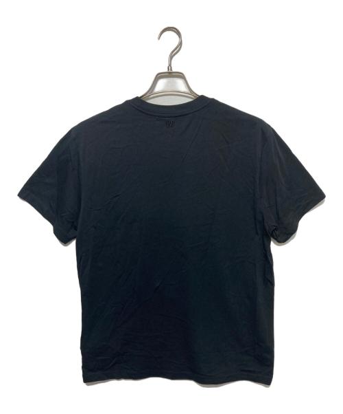 AMI Alexandre Mattiussi（アミアレクサンドルマテュッシ）AMI Alexandre Mattiussi (アミアレクサンドルマテュッシ) ハートロゴ刺繍Tシャツ ネイビー サイズ:Ｌの古着・服飾アイテム