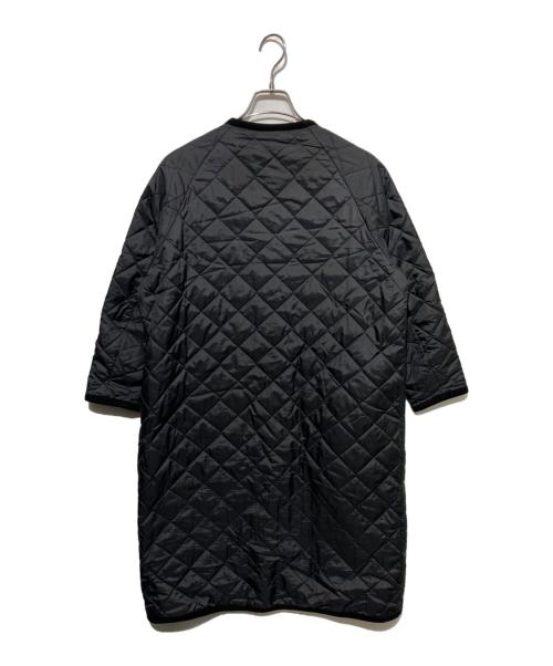 LAVENHAM（ラベンハム）LAVENHAM (ラベンハム) FRAMeWORK (フレームワーク) 別注チェックリバーシブルコート ブラック×グレー サイズ:36の古着・服飾アイテム