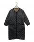 LAVENHAM（ラベンハム）の古着「別注チェックリバーシブルコート」｜ブラック×グレー