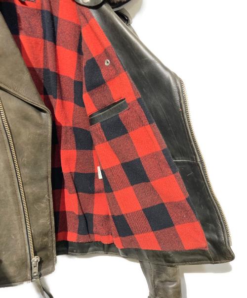 Freeclom（フリークロム）freeclom (フリークロム) レザーライダースジャケット ブラック サイズ:40の古着・服飾アイテム