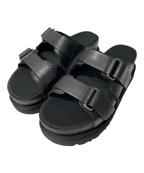 UGG（アグ）UGG (アグ) GOLDENSTAR HI SLIDE サンダル ブラック サイズ:24cmの古着・服飾アイテム