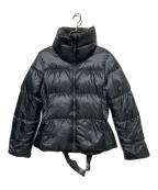 RALPH LAURENラルフローレン）の古着「ベルト付きダウンジャケット」｜ブラック