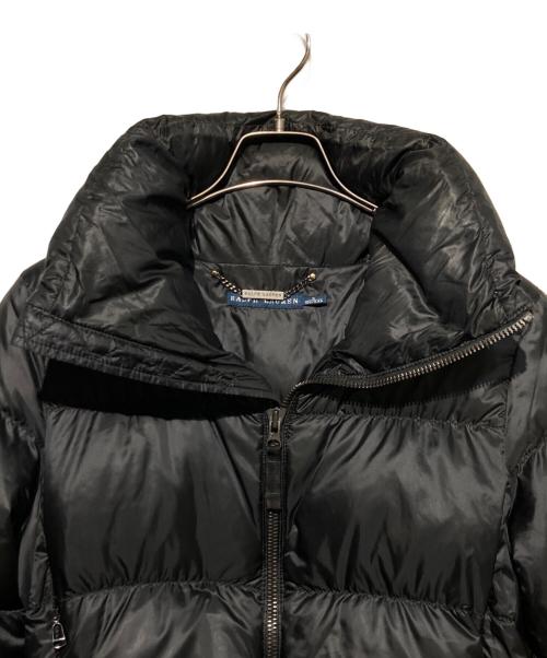 RALPH LAUREN（ラルフローレン）RALPH LAUREN (ラルフローレン) ベルト付きダウンジャケット ブラック サイズ:Sの古着・服飾アイテム