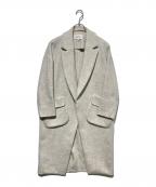 ENFOLDエンフォルド）の古着「WOダブルフェイス 立体ポケットコート」｜グレー