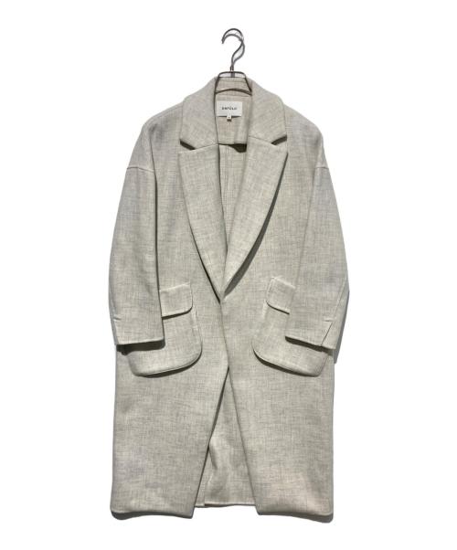 ENFOLD（エンフォルド）ENFOLD (エンフォルド) WOダブルフェイス 立体ポケットコート グレー サイズ:36の古着・服飾アイテム