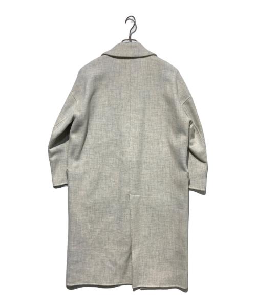 ENFOLD（エンフォルド）ENFOLD (エンフォルド) WOダブルフェイス 立体ポケットコート グレー サイズ:36の古着・服飾アイテム