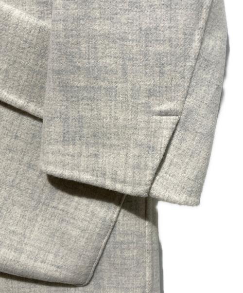 ENFOLD（エンフォルド）ENFOLD (エンフォルド) WOダブルフェイス 立体ポケットコート グレー サイズ:36の古着・服飾アイテム