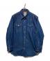 Acne studios（アクネ ストゥディオス）の古着「デニムウエスタンシャツ」｜インディゴ