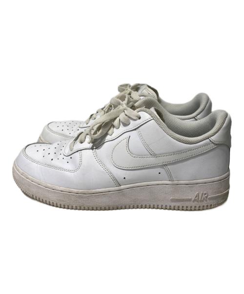 NIKE（ナイキ）NIKE (ナイキ) AIR FORCE1 LOW ホワイト サイズ:27の古着・服飾アイテム