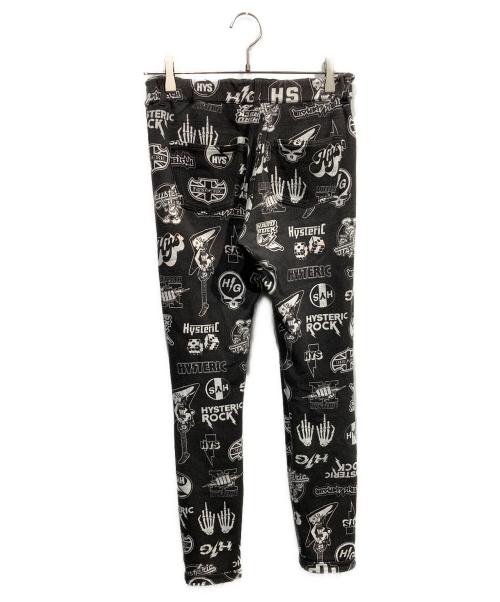 hysteric（ヒステリック）hysteric (ヒステリック) REBEL ROCK柄 リバーシブルスウェットパンツ グレー サイズ:freeの古着・服飾アイテム