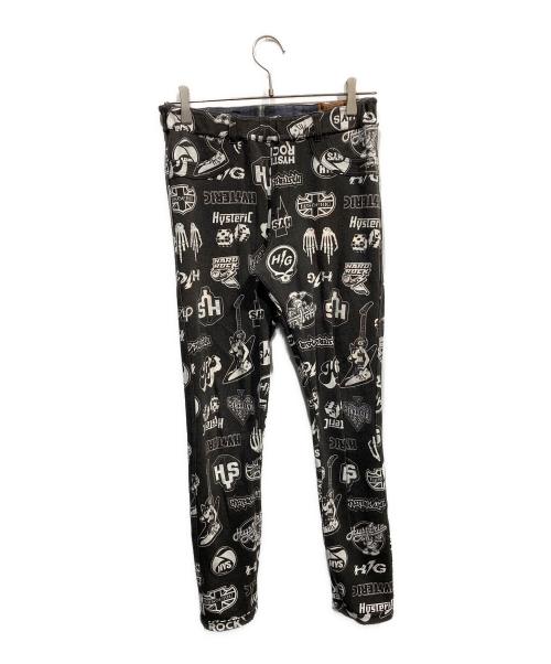 hysteric（ヒステリック）hysteric (ヒステリック) REBEL ROCK柄 リバーシブルスウェットパンツ グレー サイズ:freeの古着・服飾アイテム