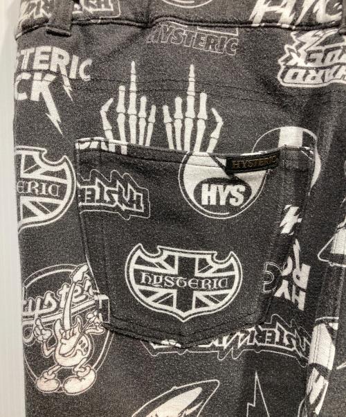 hysteric（ヒステリック）hysteric (ヒステリック) REBEL ROCK柄 リバーシブルスウェットパンツ グレー サイズ:freeの古着・服飾アイテム