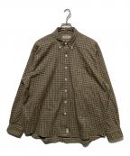 SEDAN ALL-PURPOSEセダンオールパーパス）の古着「Twill Plaid Big BD Shirt」｜グリーン