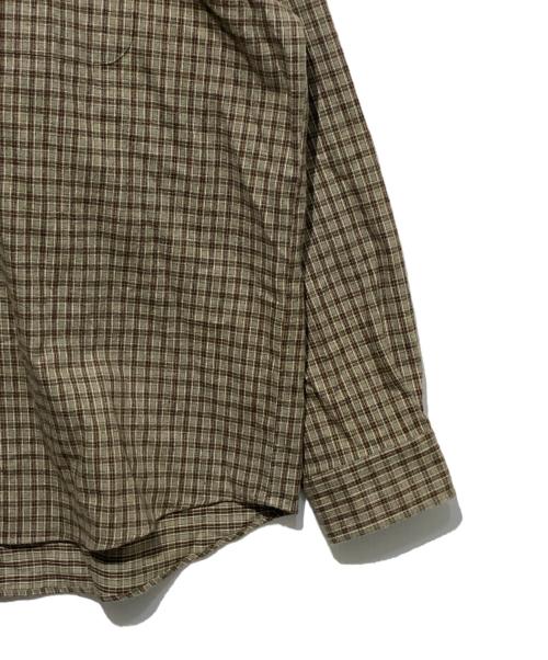 SEDAN ALL-PURPOSE（セダンオールパーパス）SEDAN ALL-PURPOSE (セダンオールパーパス) Twill Plaid Big BD Shirt グリーン サイズ:Lの古着・服飾アイテム