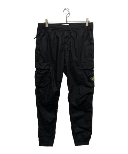 STONE ISLAND（ストーンアイランド）STONE ISLAND (ストーンアイランド) カーゴパンツ ブラック サイズ:34の古着・服飾アイテム