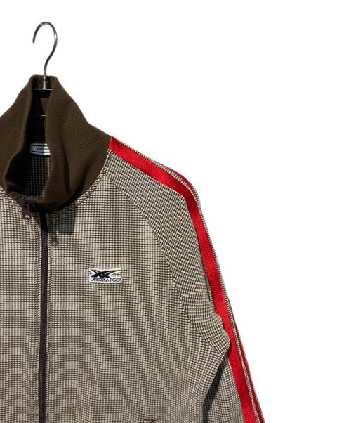 Onitsuka Tiger（オニツカタイガー）Onitsuka Tiger (オニツカタイガー) ワッフルトラックジャケット ブラウン サイズ:XLの古着・服飾アイテム