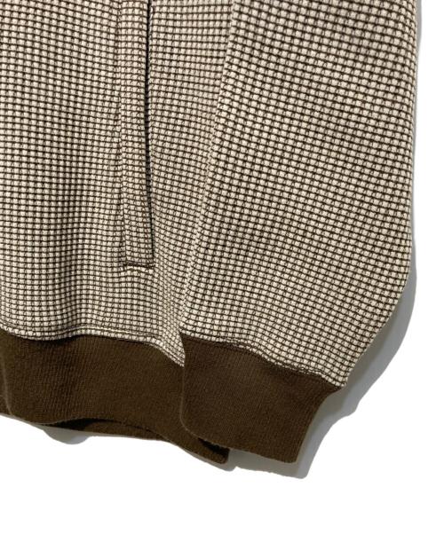 Onitsuka Tiger（オニツカタイガー）Onitsuka Tiger (オニツカタイガー) ワッフルトラックジャケット ブラウン サイズ:XLの古着・服飾アイテム