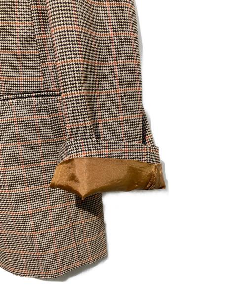 SLOBE IENA（スローブ イエナ）SLOBE IENA (スローブ イエナ) チェックビックジャケット ブラウン サイズ:36の古着・服飾アイテム