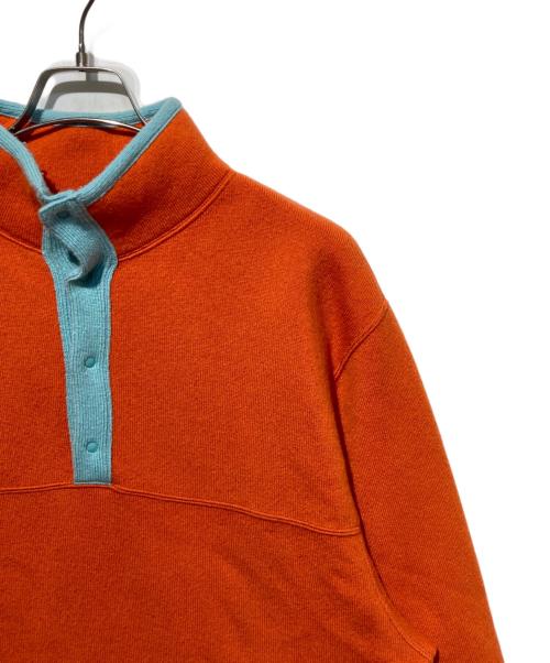 HERILL（ヘリル）HERILL (ヘリル) Duofold Pullover カシミヤスナップT オレンジ サイズ:2の古着・服飾アイテム