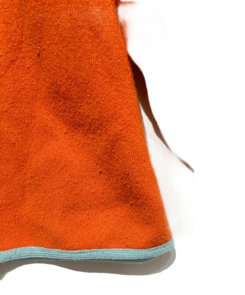 HERILL（ヘリル）HERILL (ヘリル) Duofold Pullover カシミヤスナップT オレンジ サイズ:2の古着・服飾アイテム