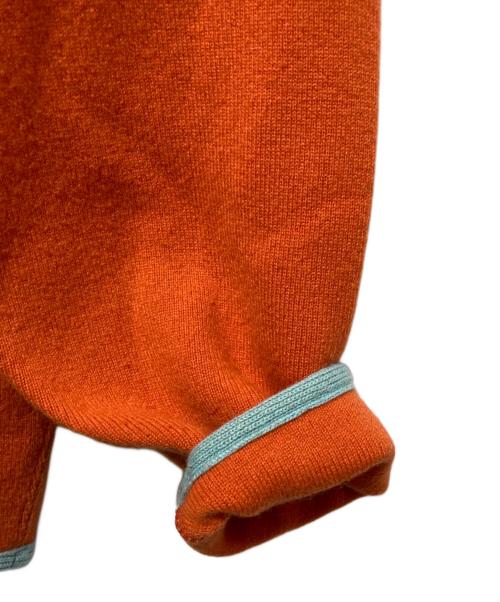 HERILL（ヘリル）HERILL (ヘリル) Duofold Pullover カシミヤスナップT オレンジ サイズ:2の古着・服飾アイテム