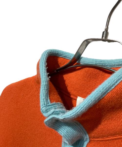 HERILL（ヘリル）HERILL (ヘリル) Duofold Pullover カシミヤスナップT オレンジ サイズ:2の古着・服飾アイテム