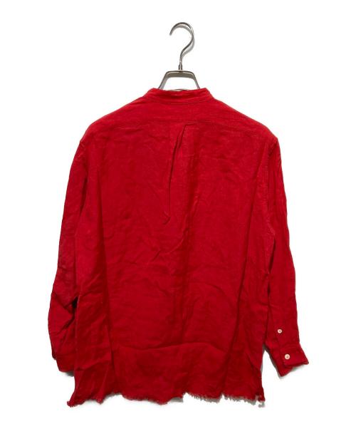 MAATEE&SONS（マーティーアンドサンズ）MAATEE&SONS (マーティーアンドサンズ) フリンジシャツ レッド サイズ:2の古着・服飾アイテム