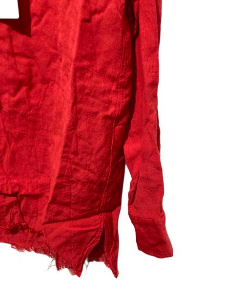 MAATEE&SONS（マーティーアンドサンズ）MAATEE&SONS (マーティーアンドサンズ) フリンジシャツ レッド サイズ:2の古着・服飾アイテム
