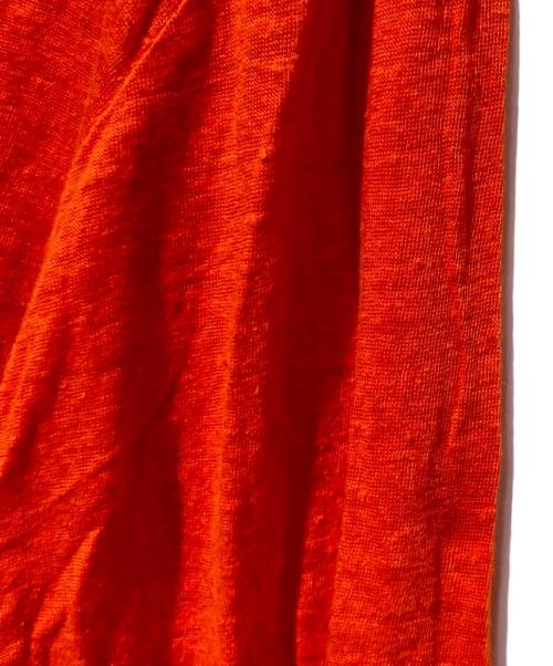 MAATEE&SONS（マーティーアンドサンズ）MAATEE&SONS (マーティーアンドサンズ) LINEN L/SLEEVE BOAT TEE オレンジ サイズ:2の古着・服飾アイテム