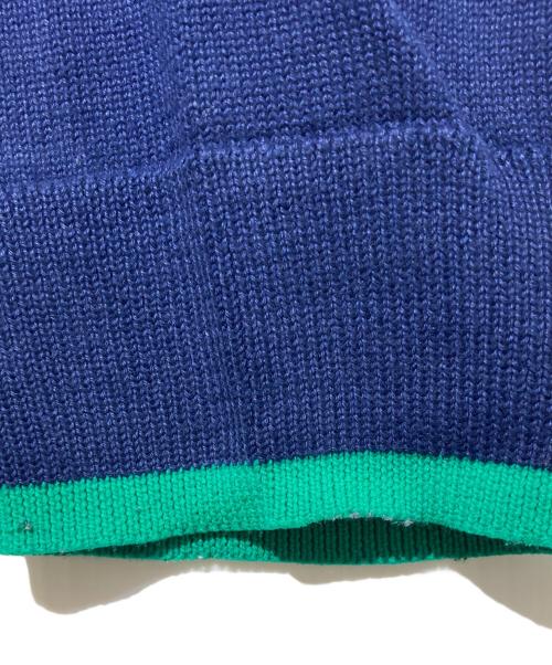 KENZO（ケンゾー）KENZO (ケンゾー) タイガーワッペンニット ネイビー サイズ:Lの古着・服飾アイテム