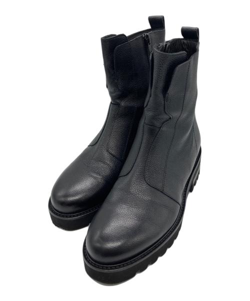 PLAIN PEOPLE（プレインピープル）PLAIN PEOPLE (プレインピープル) ショートブーツ ブラック サイズ:37の古着・服飾アイテム