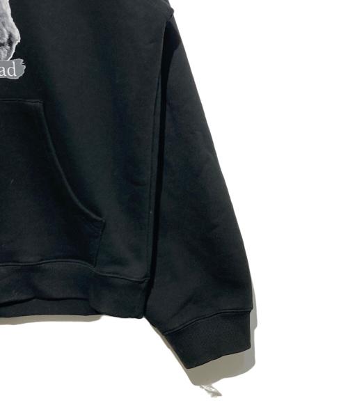 THE COLDEST MOMENT（ザ コールデストモーメント）The Coldest Moment (ザ コールデストモーメント) プリントパーカー ブラック サイズ:Lの古着・服飾アイテム