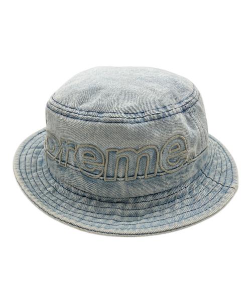 SUPREME（シュプリーム）SUPREME (シュプリーム) Outline Crusher Denim ハット インディゴの古着・服飾アイテム
