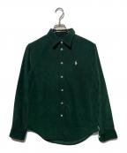 POLO RALPH LAURENポロ・ラルフローレン）の古着「コーデュロイシャツ」｜グリーン