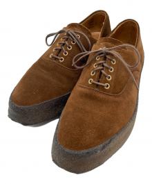 SANDERS（サンダース）の古着「スエードドレスシューズ」｜ブラウン