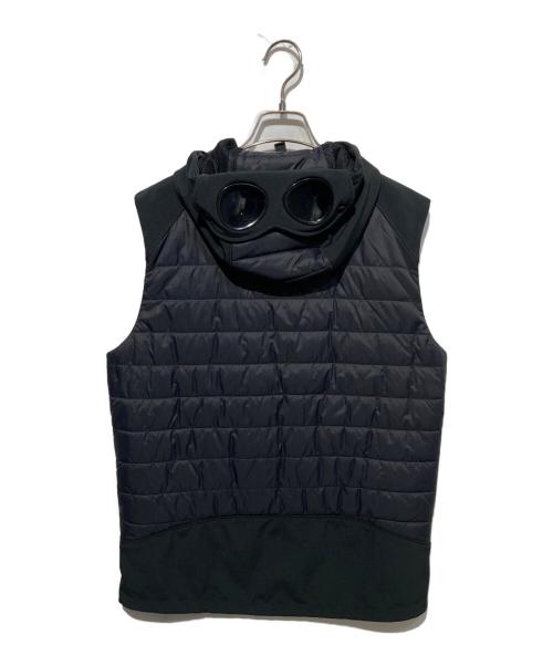 C.P COMPANY（シーピーカンパニー）C.P COMPANY (シーピーカンパニー) ゴーグル中綿ベスト ブラック サイズ:48の古着・服飾アイテム