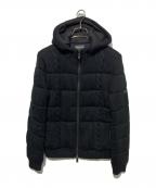 EMPORIO ARMANIエンポリオアルマーニ）の古着「中綿ニットジャケット」｜ブラック