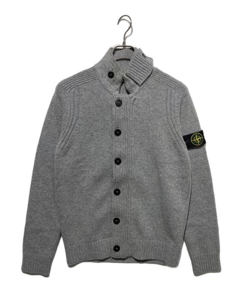 STONE ISLAND（ストーンアイランド）STONE ISLAND (ストーンアイランド) ニットカーディガン グレー サイズ:Sの古着・服飾アイテム