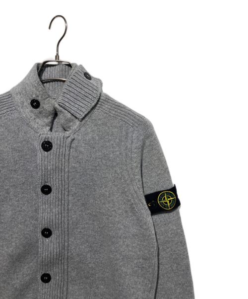 STONE ISLAND（ストーンアイランド）STONE ISLAND (ストーンアイランド) ニットカーディガン グレー サイズ:Sの古着・服飾アイテム