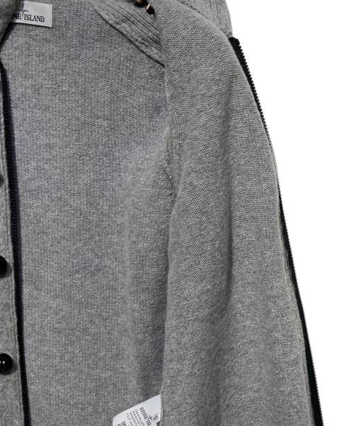 STONE ISLAND（ストーンアイランド）STONE ISLAND (ストーンアイランド) ニットカーディガン グレー サイズ:Sの古着・服飾アイテム