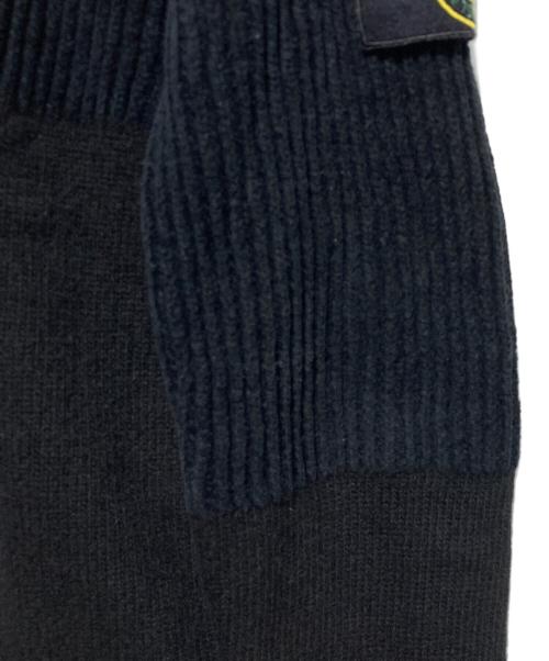 STONE ISLAND（ストーンアイランド）STONE ISLAND (ストーンアイランド) KNIT CREWNECK ブラック サイズ:Mの古着・服飾アイテム