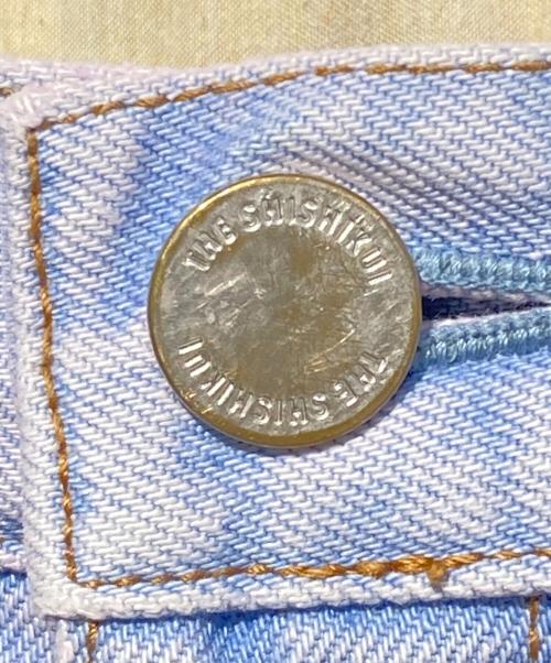 THE SHISHIKUI（シシクイ）THE SHISHIKUI (シシクイ) BASIC JEANS ブルー サイズ:24の古着・服飾アイテム