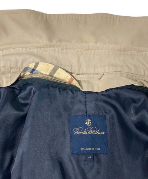 BROOKS BROTHERS（ブルックスブラザーズ）BROOKS BROTHERS (ブルックスブラザーズ) ライナー付ステンカラーコート ベージュ サイズ:42の古着・服飾アイテム