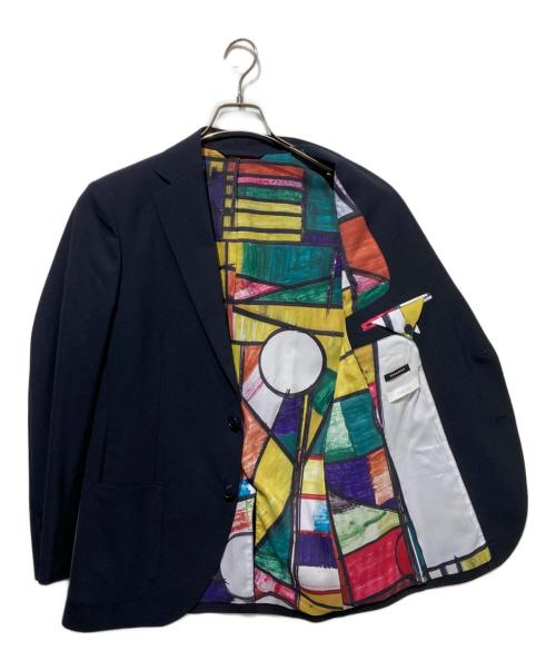 HERALBONY（ヘラルボニー）HERALBONY (ヘラルボニー) テーラードジャケット ネイビー サイズ:Mの古着・服飾アイテム