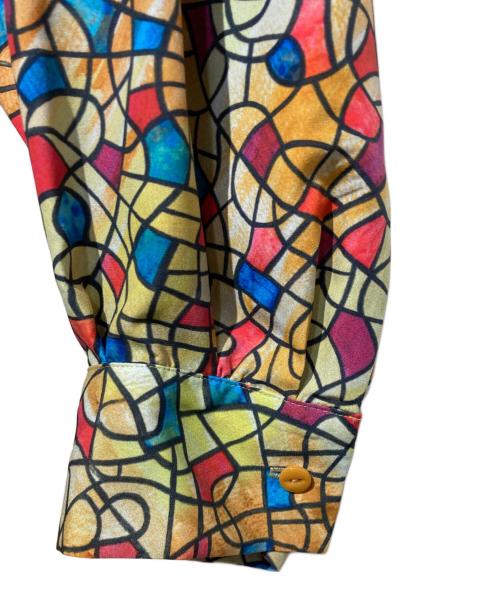 HERALBONY（ヘラルボニー）HERALBONY (ヘラルボニー) クルーネックワンピース「キクノハバシキ」 ベージュ サイズ:Fの古着・服飾アイテム