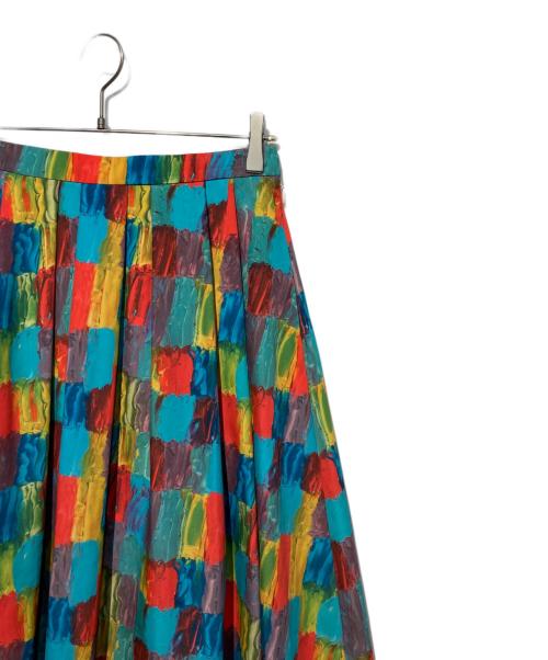 HERALBONY（ヘラルボニー）HERALBONY (ヘラルボニー) フレアスカート「カラー」 マルチカラー サイズ:Mの古着・服飾アイテム