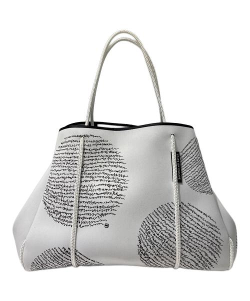 STATE OF ESCAPE（ステイトオブエスケープ）STATE OF ESCAPE (ステイトオブエスケープ) HERALBONY (ヘラルボニー) Flying Solo トートバッグ ホワイトの古着・服飾アイテム